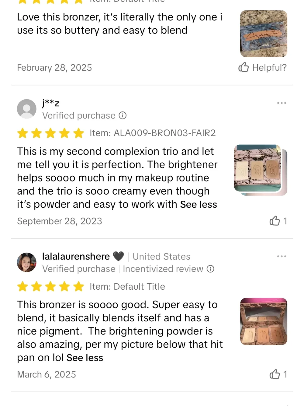 Alamar Hydrating Complexion Trio Palette